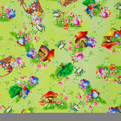Baumwoll Webware Happy Easter
