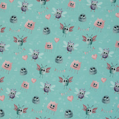 Reststück: 1,00m Jersey  Monsta Mrs Mint