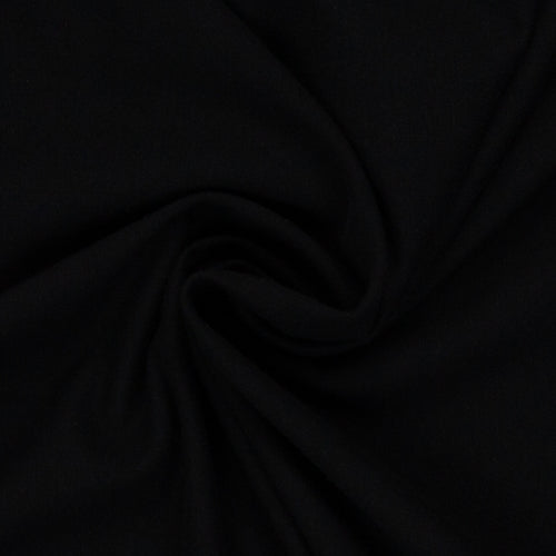 Baumwolljersey Vanessa - Uni - 299 schwarz
