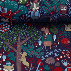 Reststück : 1,50 m - French Terry In the Woods by Bienvenido Colorido