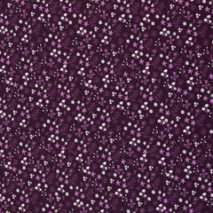 Baumwolljersey Winterbloom by Christiane Zielinski - 648 pflaume