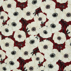 Modal French Terry Annemone by Christiane Zielinski - 339 burgundy