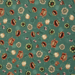 Modal French Terry Victorian Flowers by Bienvenido Colorido - 266 salbei