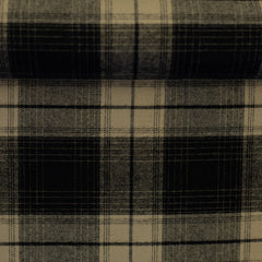 Baumwollflanell Yukon HW 25/26 - 299 schwarz
