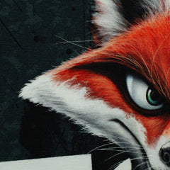 Panel French Terry Fox Devils Wild by Thorsten Berger