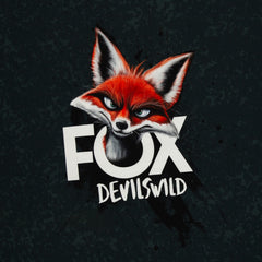 Panel French Terry Fox Devils Wild by Thorsten Berger