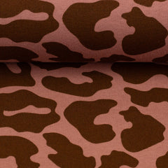 Reststück: 1,40m -Heavy Sweatshirtstoff Heavy Leo - blush