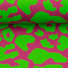 Reststück: 1,50m - Heavy Sweatshirtstoff Heavy Leo -  pink