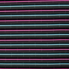 French Terry Glow by Lycklig Design - Neonstreifen