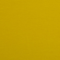 Reststück. 1,50 m Baumwolljersey uni senfgelb