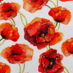 Baumwolljersey Danielas Mohnblumen