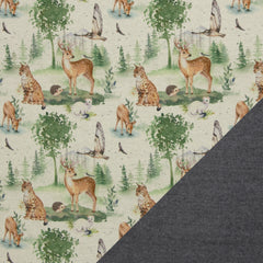 Alpenfleece Isla - Waldtiere