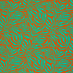Reststück: 1,50m - Viskosestoff "Bienvenido Coloriodo" Zebra Jungle in grün orange