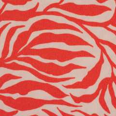 Reststück: 1,45m - Viskosestoff "Bienvenido Coloriodo "Zebra Jungle in apricot natur