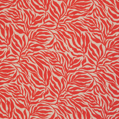 Reststück: 1,45m - Viskosestoff "Bienvenido Coloriodo "Zebra Jungle in apricot natur