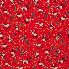 Baumwoll Webware Rudolf - 637 rot