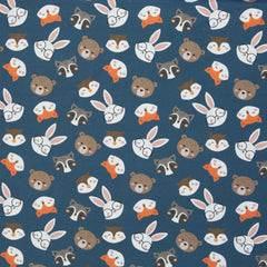 Baumwolljersey Gary Forest Animals