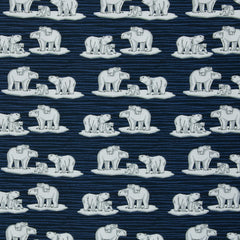 Baumwolljersey Arctic Animals by JaTiJu - Eisbären