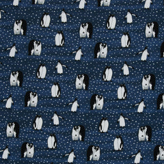 Baumwolljersey Arctic Animals by JaTiJu - Pinguine