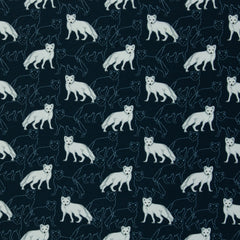 Baumwolljersey Arctic Animals by JaTiJu - Polarfüchse