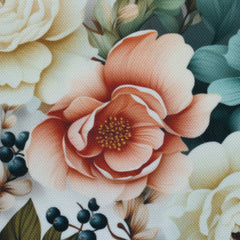 Oxfordgewebe Flowing Bloom Odessa Flower by Sarah Mariam