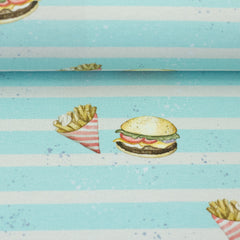 Baumwolljersey Beach Food by Christiane Zielinski