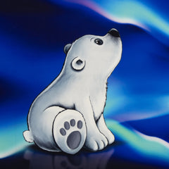 Kissen Panel Velvet On The Rocks - Lazy Bear by Thorsten Berger