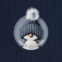Kissen Panel Velvet On The Rocks - Penguin by Thorsten Berger