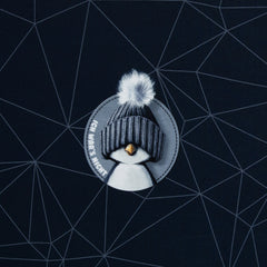 Sweatshirt Panel On The Rocks - Pinguin by Thorsten Berger