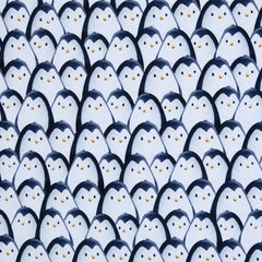 Sweatshirtstoff On The Rocks Pinguine Allover by Thorsten Berger