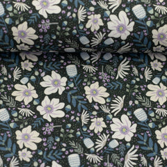 Baumwolljersey Just Flowers by Bienvenido Colorido