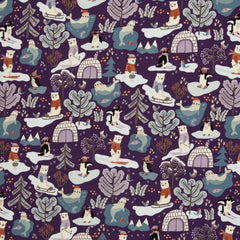 French Terry Polar Playtime by Bienvenido Colorido