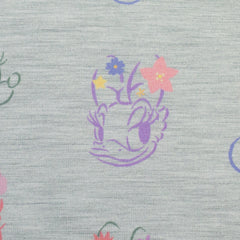 Baumwolljersey Disney Minnie & Daisy Flower meliert