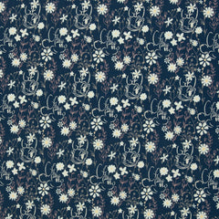 Baumwolljersey Disney Minnie & Daisy Flowerfield