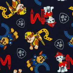 Lizenz Baumwolljersey Paw Patrol - Buchstaben