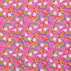 Lizenz Baumwolljersey Paw Patrol - Regenbögen