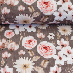 Waffeljersey Winterflowers by Christiane Zielinski