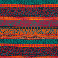 Viskose Leinen Wild Stripes by Bienvenido Colorido