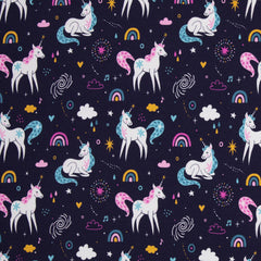 Sweatshirtstoff Gini Unicorn