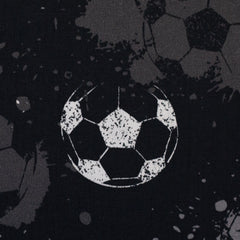 Baumwollstoff Fussball Spatter