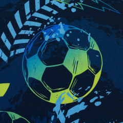 Baumwollstoff Fussball Flash