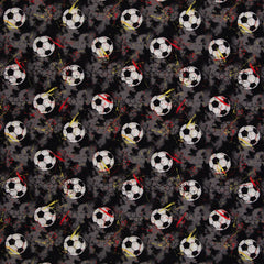 Baumwollstoff Fussball Dynamic