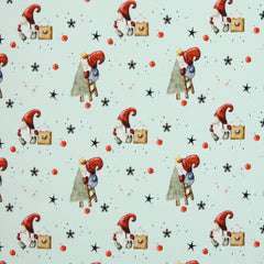Sweatshirtstoff Winterwonderland hellmint by Sabine Marschall
