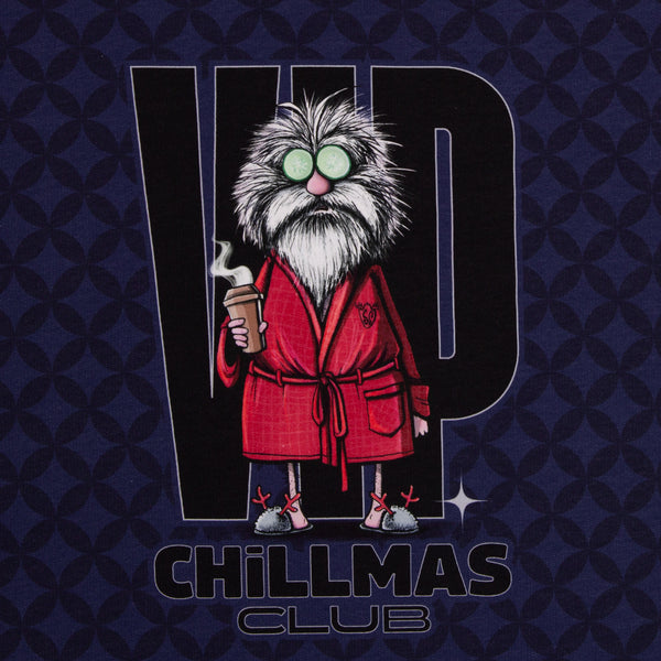 Sweatshirt Panel Chillmas Club by Thorsten Berger - Wellness Santa