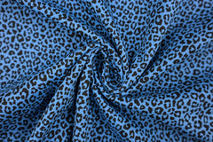 100% Baumwolle Singlejersey Leo - blau