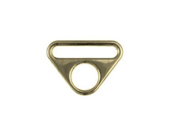 2 O-Ringe mit Steg 32 mm altgold - 190165