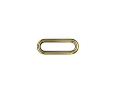 2 Ovalringe VENO 25 mm altgold - 190167