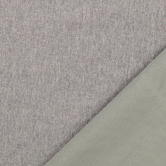 Reststück: 0,85 m Softshell meliert grau