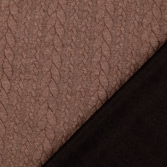 Zopfstrick Jacquard Fenja - 5007 hellbraun