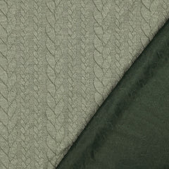 Zopfstrick Jacquard Fenja - 5032 oliv